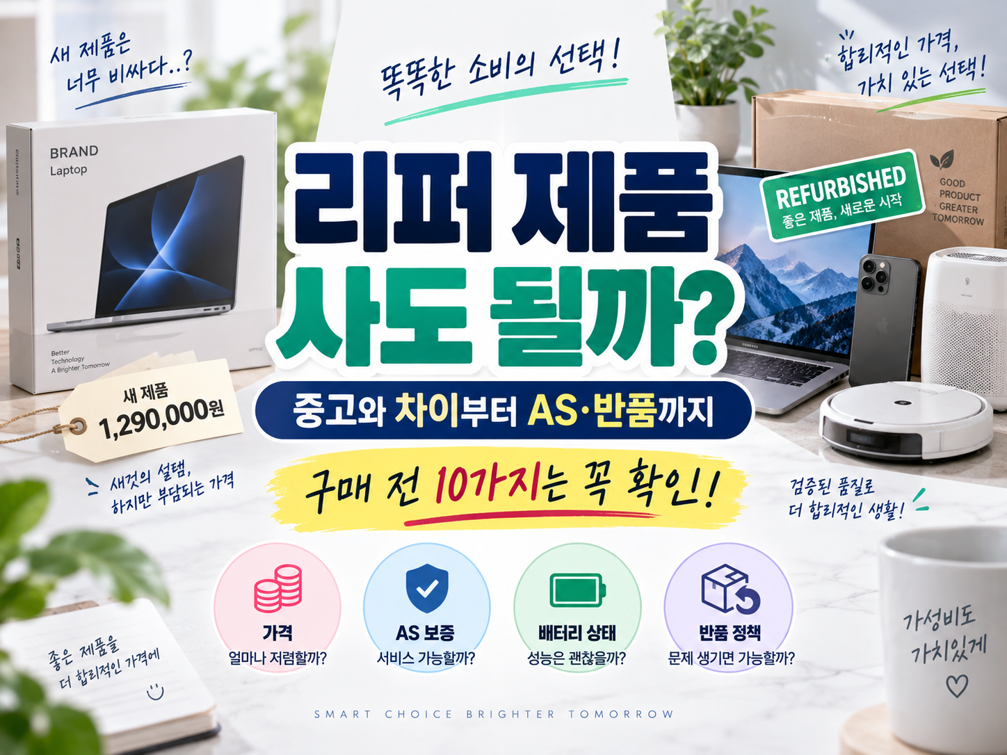 리퍼 제품이란? 리퍼비시 뜻부터 중고 차이·구매 전 체크리스트 10가지